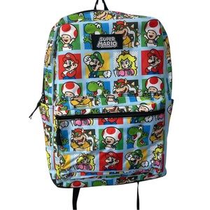Nintendo Super Mario Kids School Backpack NWT